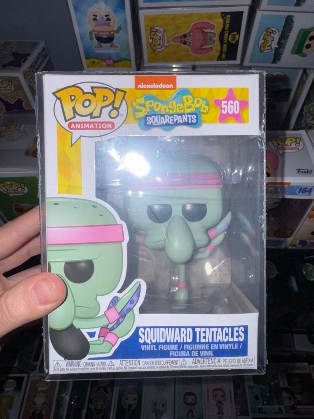 Funko Pop! Animation SpongeBob SquarePants Squidward Tentacles #560 Vinyl Figure
